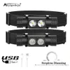 Head Lamps Type-C XPG G2 LED mini strålkastare hög effekt 3000 lm strålkastare 18650 laddningsbar huvudfackla camping jakt vattentät ficklampa p230411