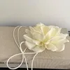 Tour de cou 2023 exagéré fleur noire collier pour femmes tour de cou délicat français romantique corde cou femme collier