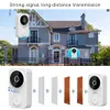 Doorbells Tuya Popular M8 Wireless Doorbell Camera 1080 HD Informe Ring Chime WiFi Video Smart Intercom Doorbell YQ231111