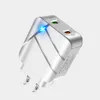 USB-Wandstecker-Ladekopf US-EU-Messgerät Europäisches Messgerät Handy-Adapter Intelligente Dual-Port-USB-Schnellladegeräte