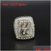 55Pcs 1967 To 2021 Basketball Team Champions Championship Ring Set With Wooden Box Souvenir Men Women Boy Fan Christmas Gift Hip Hop J Dhinq