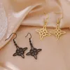 Dingle örhängen Cooltime Witch Knot Drop Earring för kvinnor Rostfritt stål Witchcraft Hoop Amulet Jewlery Gift 2023 in