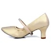 86 Modern Brand Dancing High Aankaled Heeled Girls Ballroom Latin dansschoenen voor vrouwen 5 cm en 7 cm hiel 230411 928 410