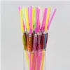 Wegwerpbekers rietjes 20 stks paraplu buigbare colorf drink sts voor luau feesten bars restaurants drop levering home tuin kit dh5lg