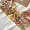 その他のパンティーエローラスセクシーなランジェリーファンシーレースセット女性2ピース透明な女性の下着刺繍エロティックな美しいブランド230411