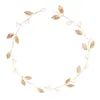 Decorative Flowers Leaf Soft Chain Headband Wedding Decor Headdress Rhinestones Leaves Alloy Greek Goddess Accessories Miss