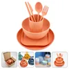 Одноразовая посуда 1 комплект портативной посуды Ложка Палочки для еды Вилка для пикника