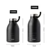 Water Bottles 1900ml Portable Outdoor Climbing Camping Sport Vacuum Flask Double Stainless Steel Thermos Mug With Straw Travel Thermal Bottle 230410