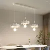 Lampadari rotondi per soggiorno Sala da pranzo Illuminazione per interni Lampada Luminaria Decorazioni per la casa Lustre Lampade per fiori