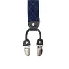 Suspenders 3.5*120 cm Fashion Suspenders äkta läder 6 klipp stag manlig vintage casual bröllop party byxor strap make gåva 230411
