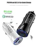 38W USB C Car Charger QC 3.0 PD 4.0 Type C Fast Car Phone Charger For iPhone 14 13 12 Samsung S22 Ultra Xiaomi Huawei With Retail Box Package