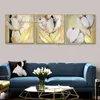 Paintings Hand painted Large Size Gold Foil Flower Abstract Oil Painting Canvas Paintings Art Wall Picture For Home Living Room Wall Decor 231110