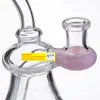 Kolor USA szklana rura wodna 5.7 "Bezpłatna szklana miska ustnik Banger Bubbler Olej olej dab rig bongs perc bong 001