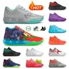 2023 Ball MB.01 Designer Basketball Lamelo Shoes Women Mens Lo ufo Black Blast Purple Cat Beige Rick i Morty Not Z tego czasu Sneakers Treakers Rozmiar 40-46 MB.01