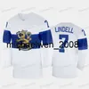 Weng Team Finland 2022 Beijing Winter Hockey Jersey Aleksander Barkov Tuukka Rask Juuse Saros Patrik Laine Kaapo Kakko Sebastian Aho Esa Lindell