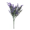 Decorative Flowers Artificial Outdoor UV Resistant For Lavender Outside Garden Porch Window Hanging Planters Decor Tool