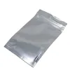 20 tailles Sacs de papier d'aluminium clair pour fermeture à glissière en plastique refermable au détail Verrouillage Sac d'emballage Zipper Mylar Sac Paquet Pochette Self Seal Nqhjk