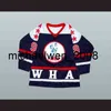 Weng 2016 Top Quality o 9 Bobby Hull Jersey WHA All Star Hockey Bordado Camisas de hóquei com costura dupla