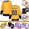 Ny ishockey 59 romerska Josi Jersey Stitch 9 Filip Forsberg Ryan O'Reilly Ryan Juuse Saros Johansen Ryan McDonagh Matt Duchene Mikael Granlund Jerseys Home Away Away