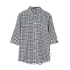 Herren Freizeithemden 2022 Sommer Houndstooth Herrenhemd Schlank Halbarm Freizeithemd Streetwear Social Men Clothing Company Formelle Hemden W0410