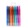 0.5mm Unique Drawing Pen Semi-transparent Quick Drying Plastic Students Erasable Gel Write