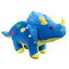 Pluche poppen creatief schattig pluche zachte triceratops stegosaurus plush speelgoed dinosaurus pop knuffel Kinderen dinosauriërs speelgoed verjaardagscadeaus 230410