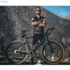 Pédales de vélo TWITTER GRAVEL vélo RS-22S acheminement interne frein à disque d'huile qualité tout-terrain T900 vélo de route en fibre de carbone 700 * 40C jeu de roues vélos 3M411