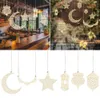 Nouveauté Articles 2023 Eid Pendentif En Bois Ornement Eid Mubarak Ramadan Décoration Pour La Maison Islamique Musulman Kareem Ramadan Eid Al Adha Décor De Fête Z0411