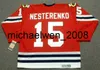 Weng ALEX ZHAMNOV THEOREN FLEURY ERIC NESTERENKO BOBBY HULL CHICO MAKI ED OLCZYK DARCY ROTA DENIS SAVARD Camisa de hóquei