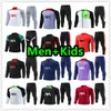 22 23 24 트랙 슈트 축구 저지 셔츠 축구 유니폼 훈련복 재킷 22 2023 2024 Chandal Futbol 서킷 발 Maillot de Mens and Kids