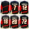 2024 Men Ice Hockey 18 Tim Stutzle Jerseys Stuetzle 28 Claude Giroux 7 Brady Tkachuk 72 Thomas Chabot Red White Black Reverse Retro Jerseys