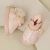 Buty 12-16 cm Bling Baby Baby Girls Śnieg z koralikami z cekiną ciepłej kostki gruby plusz