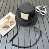 Dubbele zijden Designer Casquette Brim Hats Designer Designer omkeerbare emmer hoed voor mannen dames paar visserscaps