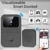 Doorbells 1Set Akıllı Ev Kablosuz Video Kapı Zili 2 Yollu Ses HD Video Kapı Zili Kamera Bulut Depolama Gece Görüşü 2.4G WiFi Uyumlu YQ231111