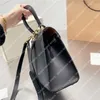 Luxurys Damen Designer Totes Leder Sammy Handtaschen Klassische Buchstaben Silber Goldschnalle Modegriff Umhängetaschen Handtasche