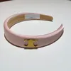 Kvinnor läder pekband kvinnor designer hår smycken mode tillbehör ce hår hoops bandeau huvudband lyxiga pekband peadwraps