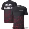 T-shirts pour hommes Sacs de soirée 2023 F1 Team Red Racing RB18 Team Men_s Extreme Sports Formula One Fan T-shirt Women_s Bull Transpir 4113