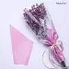 Emballage cadeau 50PCS Bouquet unique cadeau Petits sacs Halfclear Motif décoratif Étanche Multibag Fleur Sac Floral Emballage Matériel 230411