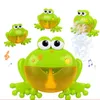 Bath Toys Bubble Crabs Frog Baby Bath Toy Toddler Bath Bubble Maker Pool Swimming Bathtub Soap Machine Toys for Children Barn 230410