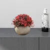Fiori decorativi Pianta in vaso artificiale ornamentale Bonsai Decorazioni per la camera da letto Colori vivaci Ornamento da tavolo Layout di scena Matrimonio