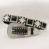 New Trend Bling Rhinestone Belt Men Women Western Cowboy Crystal Studded Leather Diamond Belt For Jeans Cinto De Strass