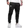 Calças masculinas Spring Autumn Men Calça HAREM JOGGERS PONTES 2020 NOVAS TRUSHERS MASCH MENS Mens Joggers Solid Multi-Pocket Calça Hip Hop Sortpantes W0411