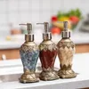 Liquid Soap Dispenser Vintage Oil Shampoo Lotion Jar Bottle Glass Empty Shower Gel Press Bottles Push Bottling Bathroom286u