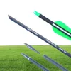 새로운 카본 화살표 28Quot30Quot31Quot Archery Arrows Spine500 변하기 쉬운 화살촉 사냥을위한 플라스틱 깃털 6414202