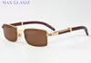 2020 NOWOŚĆ NOWOŚĆ SPORT MODY PELLAMY SUN Słońce Driving Sport Fashion Wooden Buffalo Sun Glasses Brown Clear2643668