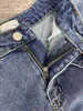 Женские дизайнерские джинсы Xiaoxiangfeng 23SS, осенние прямые брюки с высокой талией, тонкие моющиеся карманы с вышивкой для женщин 3361