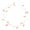 Decorative Flowers Leaf Soft Chain Headband Wedding Decor Headdress Rhinestones Leaves Alloy Greek Goddess Accessories Miss