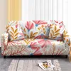 Stoelbedekkingen Stretch Sofa Cover for Living Room Elastische Slipcover 3D Digitale bloemen Couch Sectional Case 1/2/3/4 Seat Funda