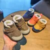 Boots 1-4Y Fashion Winter Warm Born Toddler Baby Snow Kids Running Shoes For Girls Boys First Walkers Anti-slip