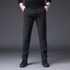 Męskie spodnie wiosna jesień projekt męskie spodnie swobodne spodnie Slim Botton Pant Proste spodnie Męskie moda Business Plus Size 38 W0411